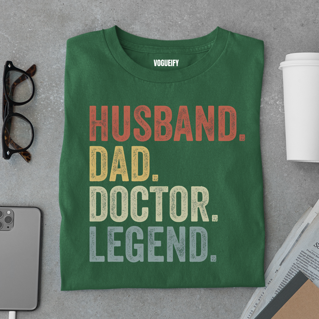 Husband Dad Doctor Tee