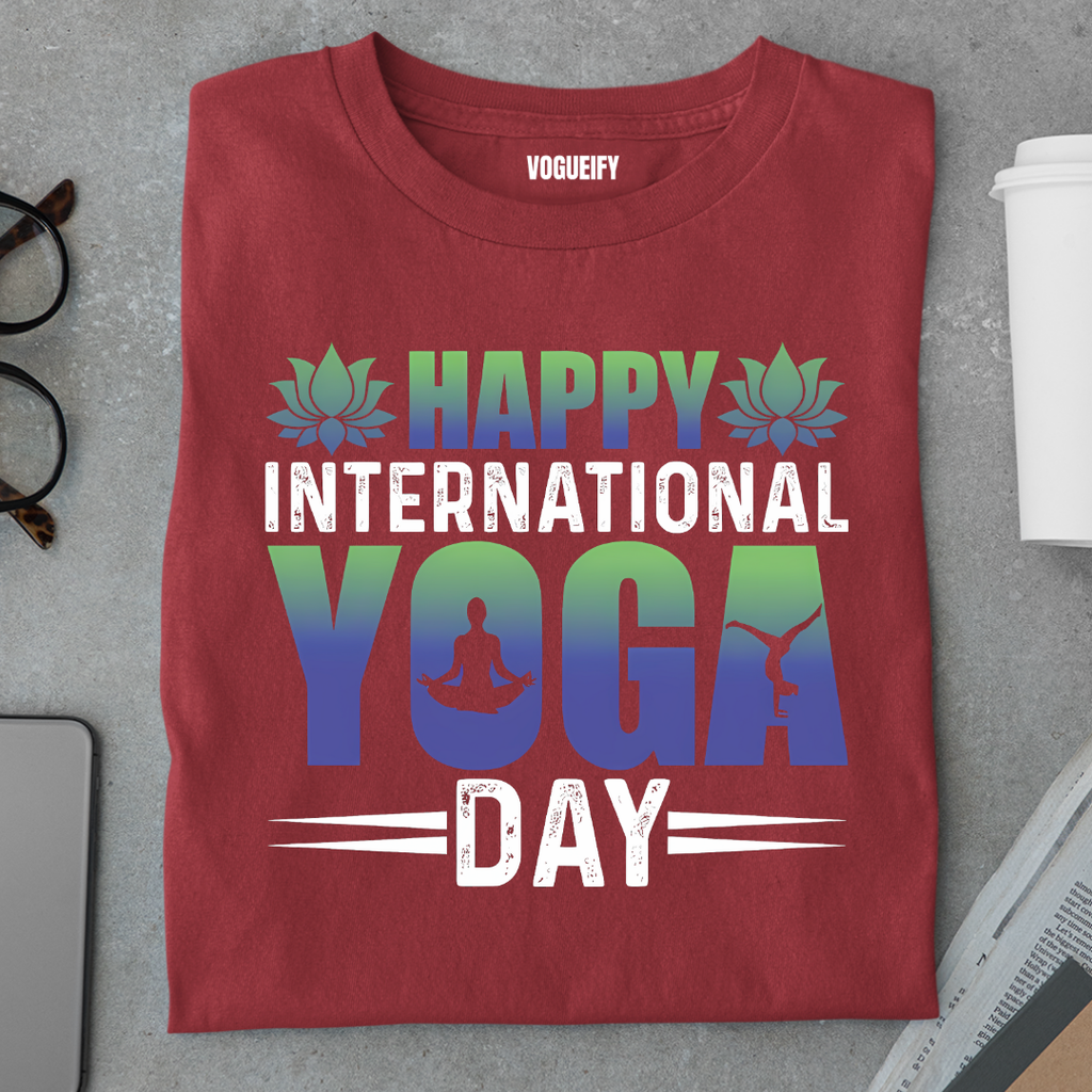 Happy International Yoga Day Tee