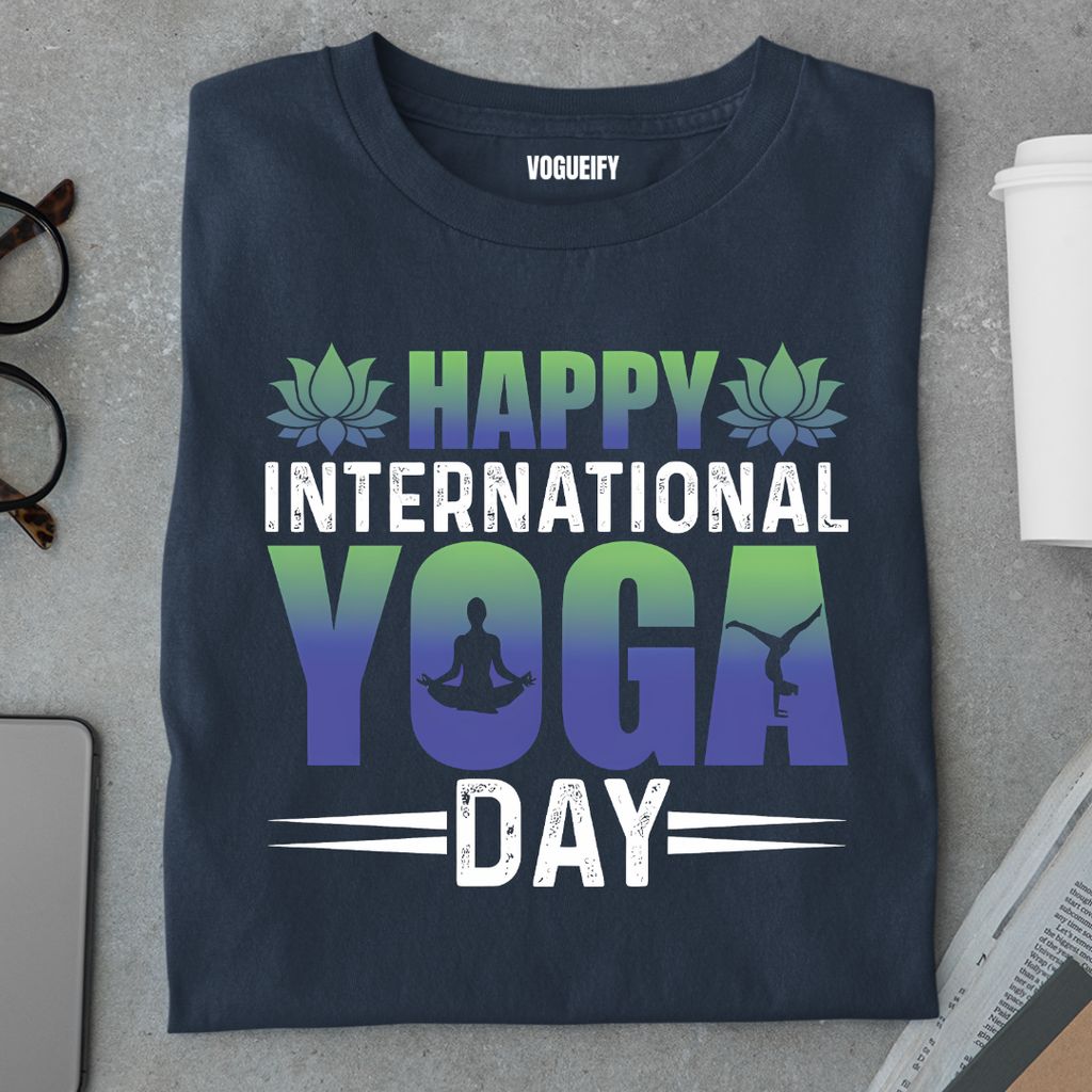Happy International Yoga Day Tee