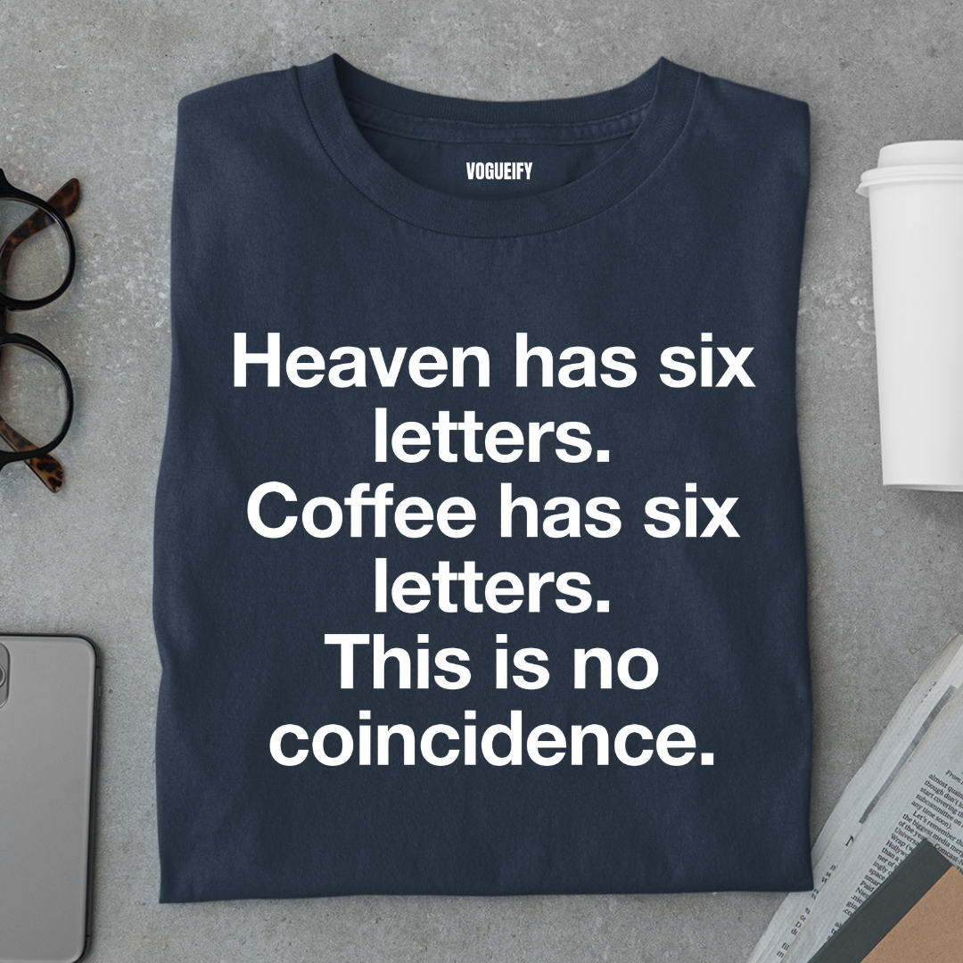 Six Letters in Coffee Tee