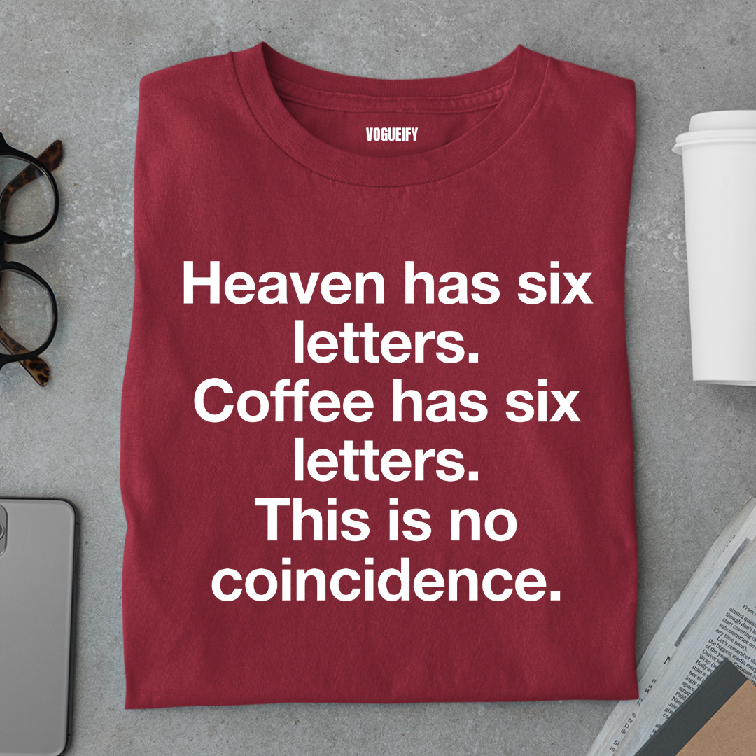 Six Letters in Coffee Tee
