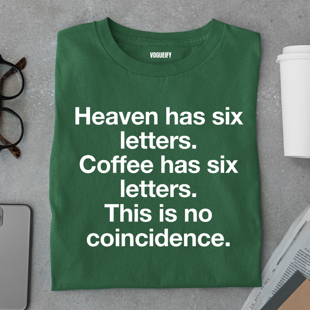 Six Letters in Coffee Tee