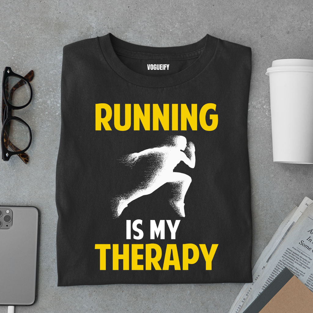 Running is My Therapy Tee