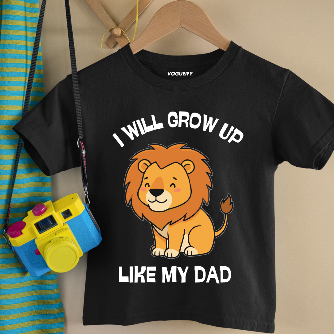 Grow Up Like Dad Kids Tee