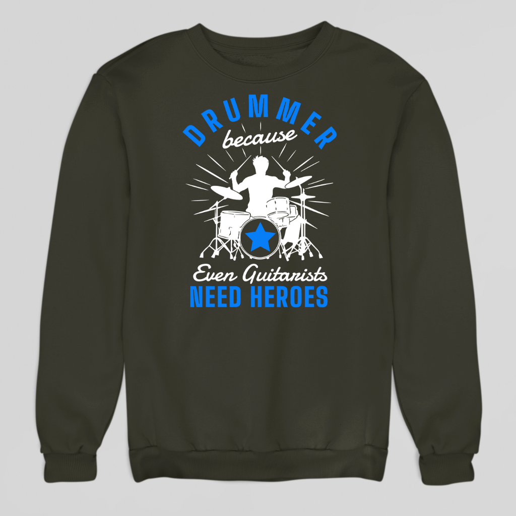 Guitarist Need Heroes Sweatshirt