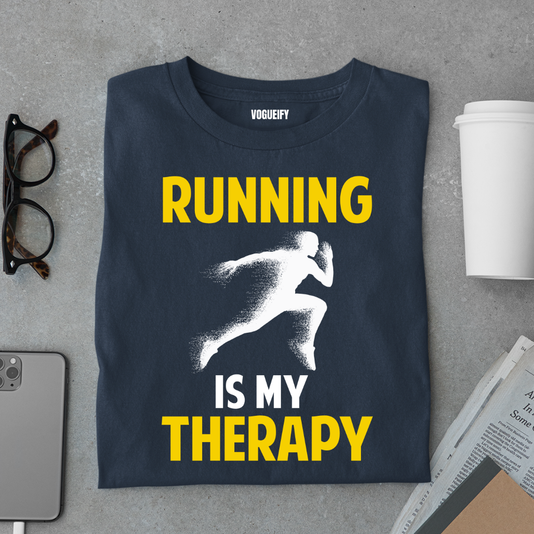Running is My Therapy Tee