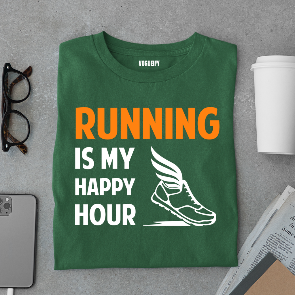 Running My Happy Hour Tee