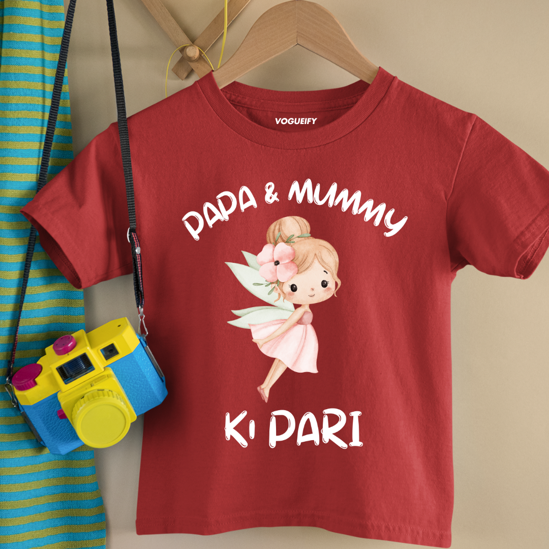 Papa Mummy Ki Pari Kids Tee