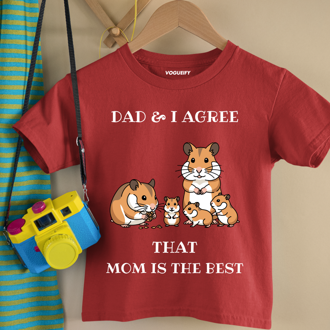 Mom is Best Kids Tee