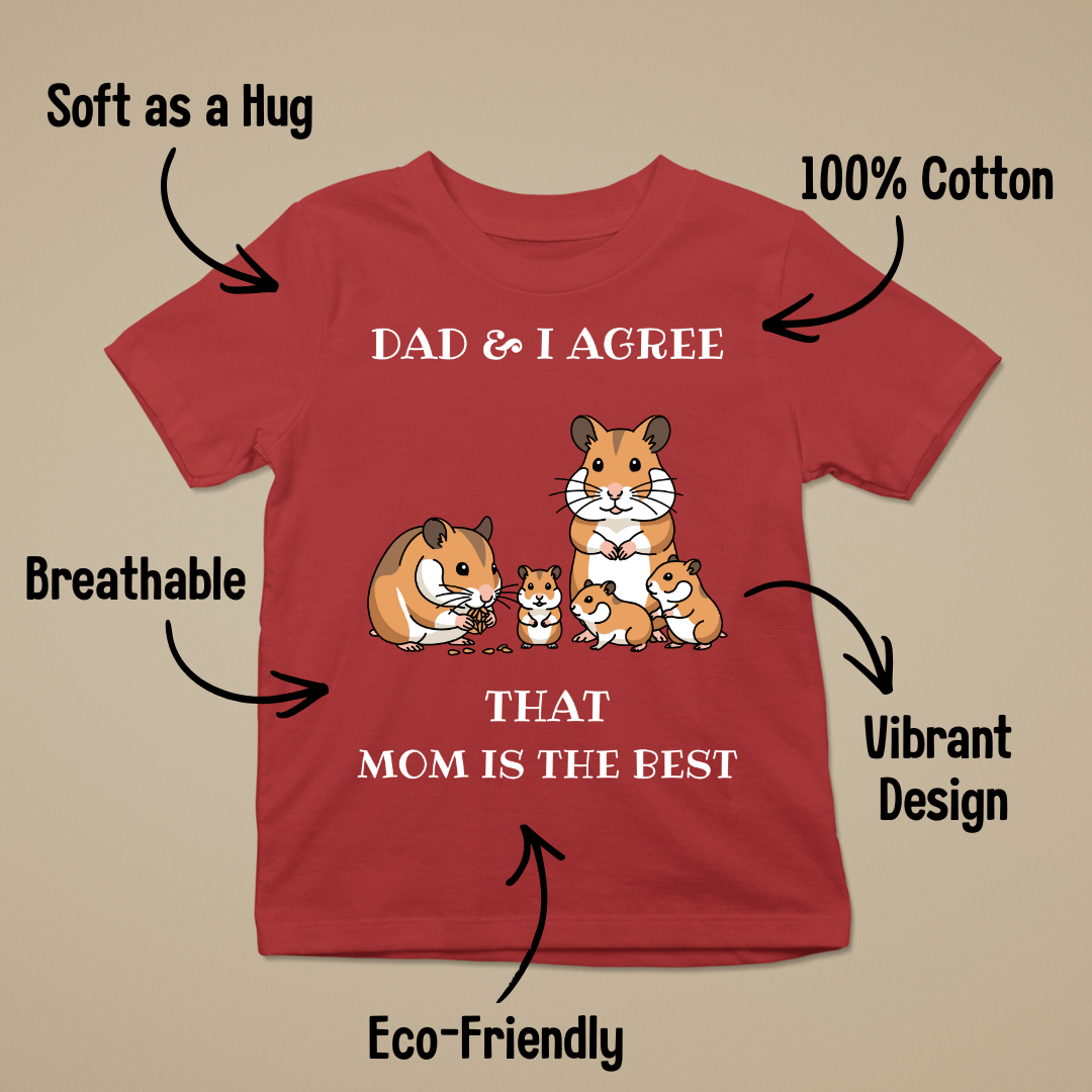 Mom is Best Kids Tee