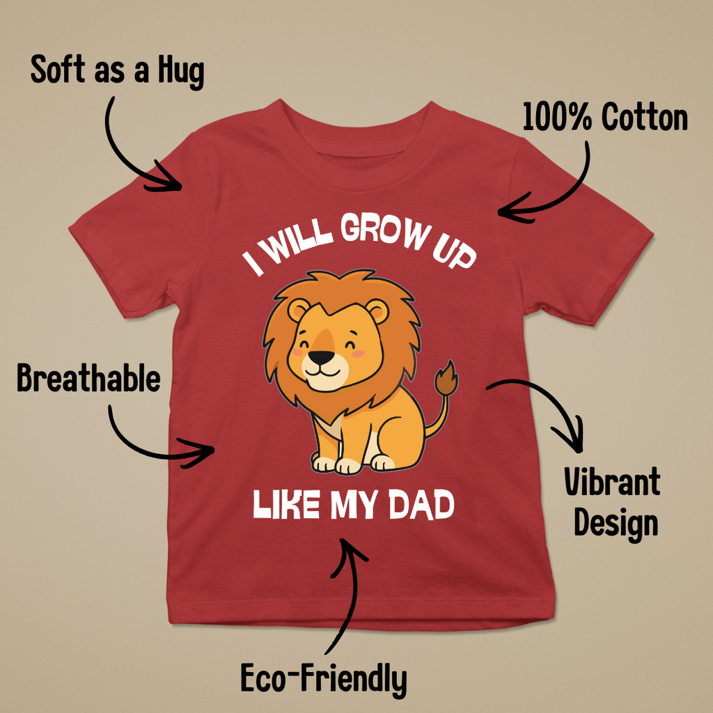 Grow Up Like Dad Kids Tee