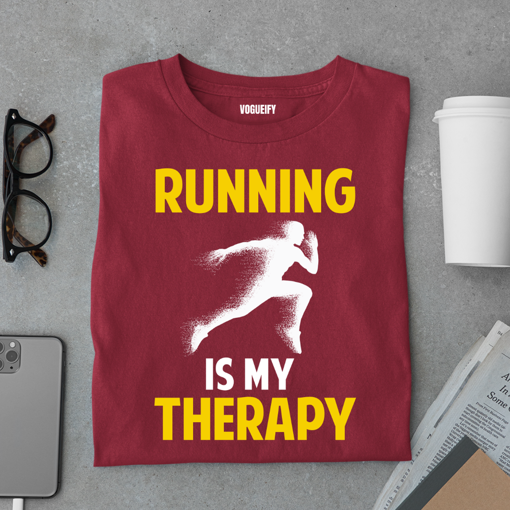 Running is My Therapy Tee