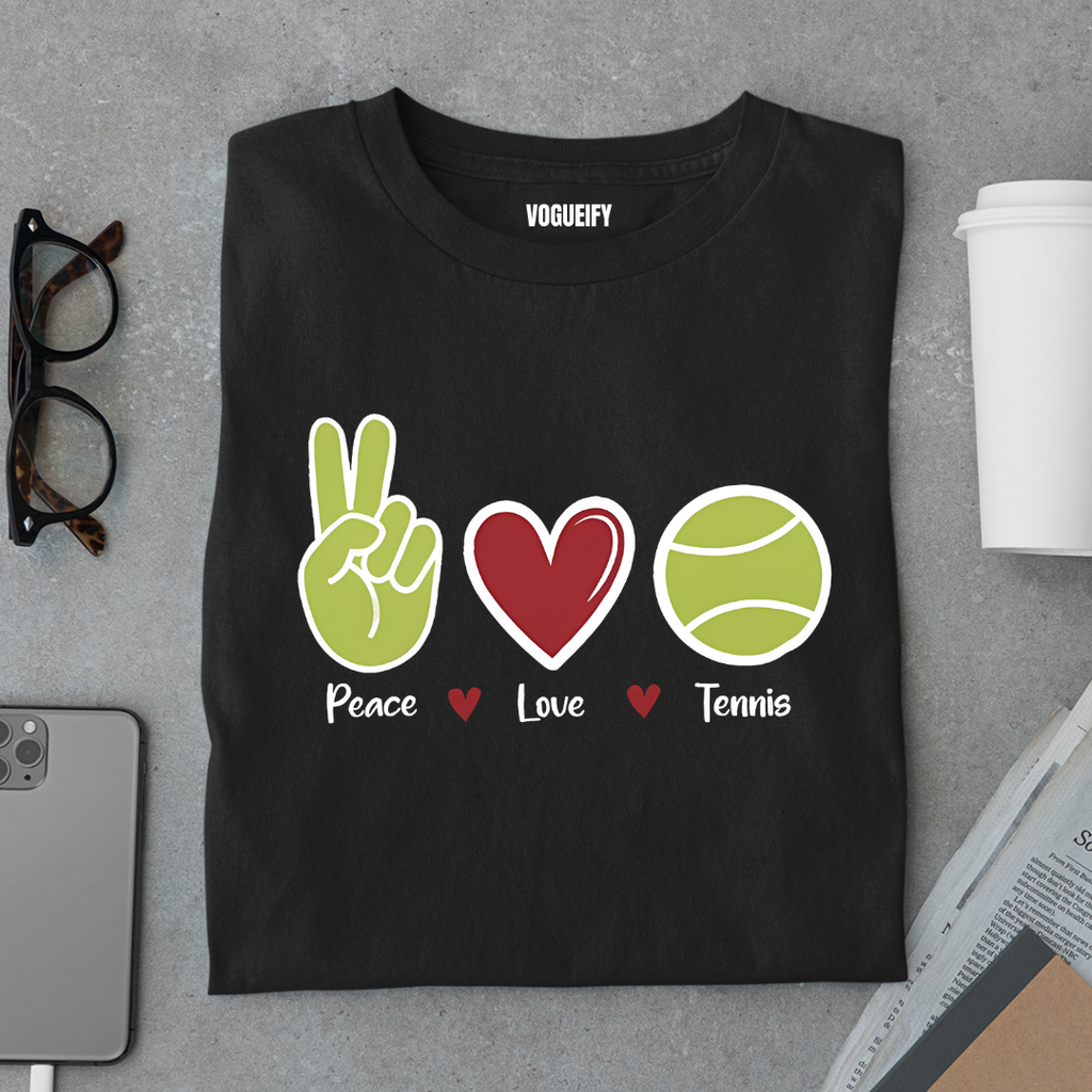 Peace Love Tennis Tee