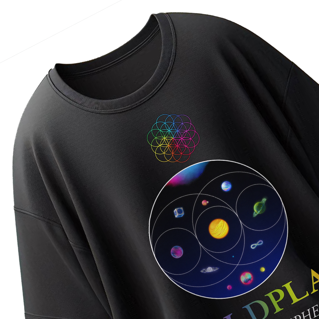 *Music of Spheres - Unisex Oversized Tee