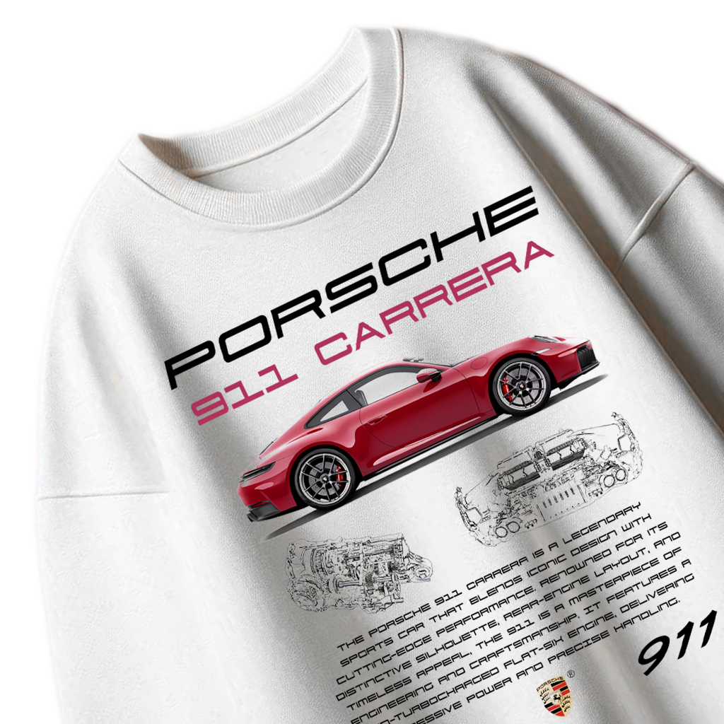 *Porsche - Unisex Oversized Tee